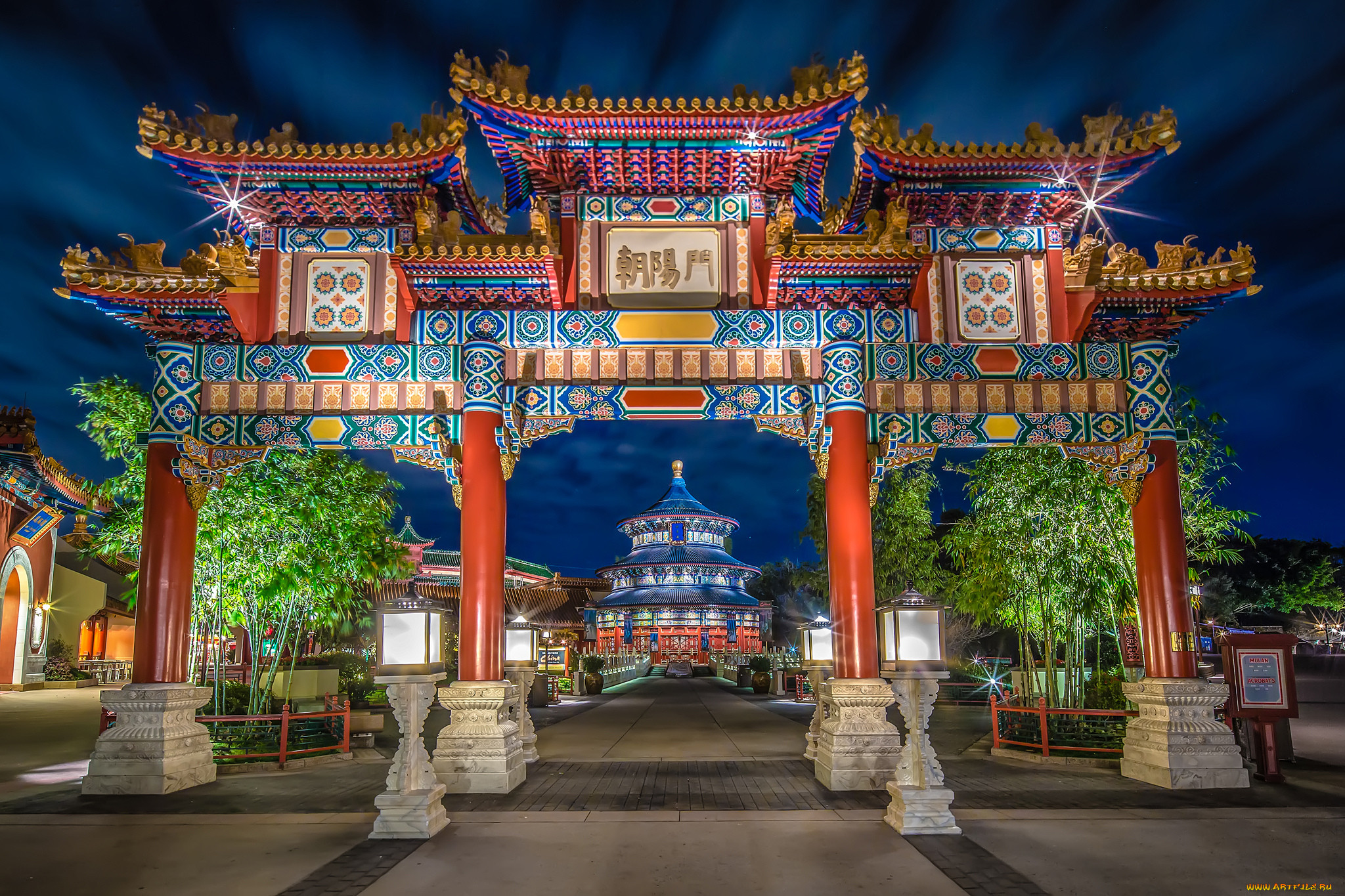 beautiful gates of china,  - world showcase, , - , , , 